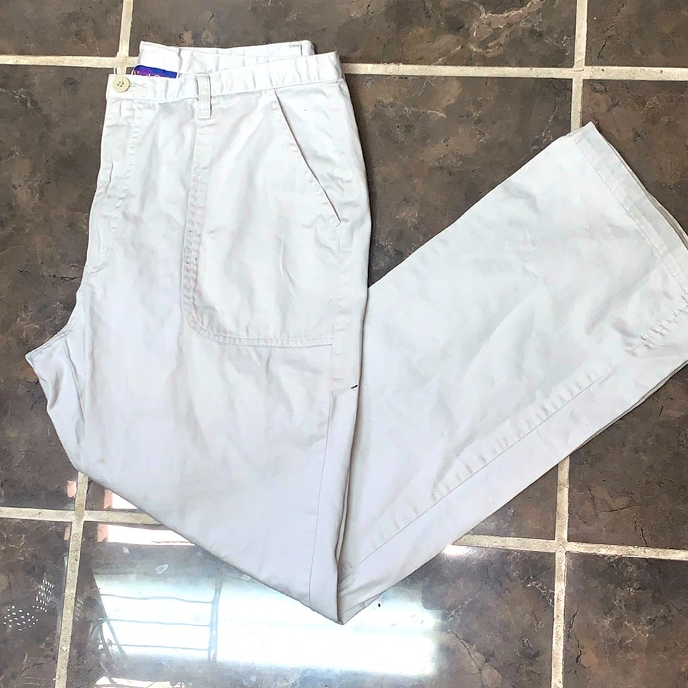 White/cream colored NorthCrest pants size 14 and in Decent/Good shape